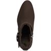 MARCO TOZZI WOMENS ZIP ANKLE BOOT - MOCCA