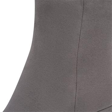 MARCO TOZZI WOMENS ZIP ANKLE BOOT - ASH GREY