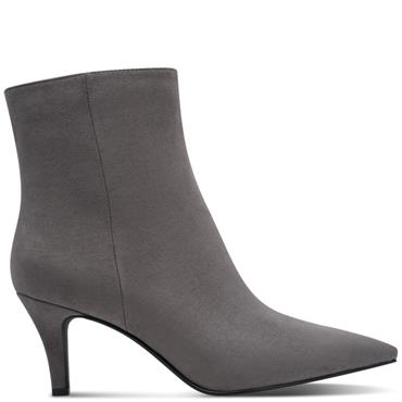 MARCO TOZZI WOMENS ZIP ANKLE BOOT - ASH GREY