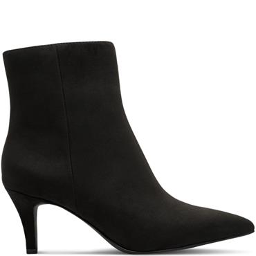 MARCO TOZZI WOMENS ZIP ANKLE BOOT - BLACK