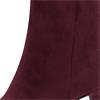 MARCO TOZZI WOMENS ZIP ANKLE BOOT - MULBERRY