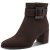 MARCO TOZZI WOMENS ZIP ANKLE BOOT - MOCCA SUEDE