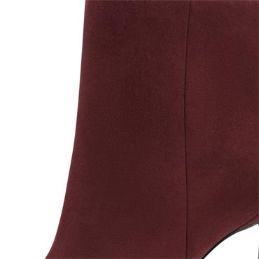 MARCO TOZZI WOMENS ANKLE BOOT - BORDEAUX