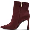 MARCO TOZZI WOMENS ANKLE BOOT - BORDEAUX
