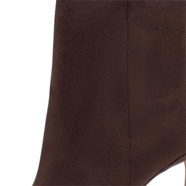 MARCO TOZZI WOMENS ZIP ANKLE BOOT - MOCCA
