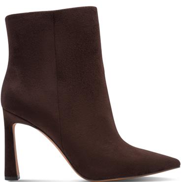 MARCO TOZZI WOMENS ZIP ANKLE BOOT - MOCCA