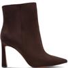 MARCO TOZZI WOMENS ZIP ANKLE BOOT - MOCCA