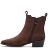 MARCO TOZZI WOMENS ZIP ANKLE BOOT - MOCCA