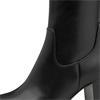 MARCO TOZZI WOMENS HIGH LEG BOOT - BLACK