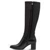 MARCO TOZZI WOMENS HIGH LEG BOOT - BLACK