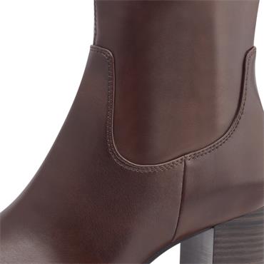 MARCO TOZZI WOMENS HIGH LEG BOOT - CAFE