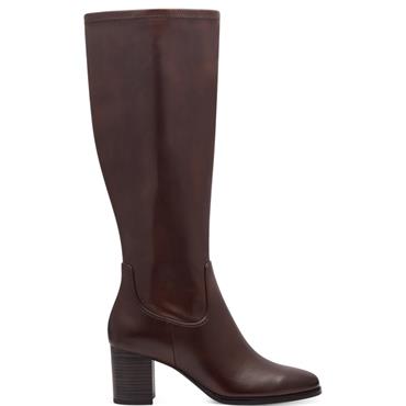 MARCO TOZZI WOMENS HIGH LEG BOOT - CAFE