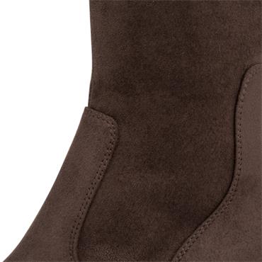 MARCO TOZZI WOMENS ZIP HIGH LEG BOOT - MOCCA