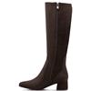 MARCO TOZZI WOMENS ZIP HIGH LEG BOOT - MOCCA