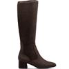 MARCO TOZZI WOMENS ZIP HIGH LEG BOOT - MOCCA