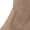 MARCO TOZZI WOMENS ZIP HIGH LEG BOOT - STONE SUEDE