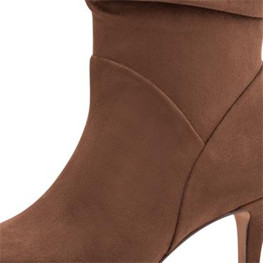 MARCO TOZZI WOMENS HIGH LEG BOOT - CHOCOLATE