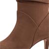 MARCO TOZZI WOMENS HIGH LEG BOOT - CHOCOLATE