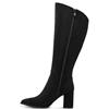 MARCO TOZZI WOMENS HIGH LEG BOOT - BLACK