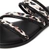 MARCO TOZZI WOMENS FLAT SANDAL - BLACK MULTI