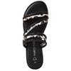 MARCO TOZZI WOMENS FLAT SANDAL - BLACK MULTI