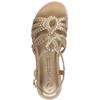 MARCO TOZZI WOMENS FLATS - GOLD