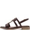 MARCO TOZZI WOMENS FLAT SANDAL - MOCCA MULTI