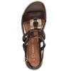 MARCO TOZZI WOMENS FLAT SANDAL - MOCCA MULTI