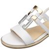MARCO TOZZI WOMENS FLAT SANDAL - WHITE MULTI