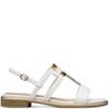 MARCO TOZZI WOMENS FLAT SANDAL - WHITE MULTI