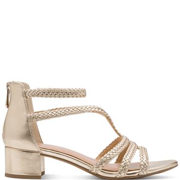 MARCO TOZZI WOMENS LOW HEEL - GOLD