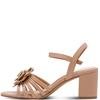 MARCO TOZZI WOMENS MID HEEL - CAPPUCCINO