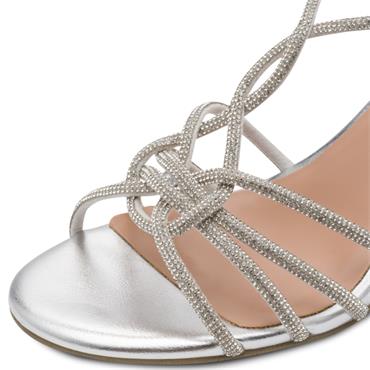 MARCO TOZZI WOMENS LOW HEEL - SILVER