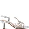 MARCO TOZZI WOMENS LOW HEEL - SILVER