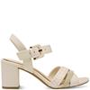 MARCO TOZZI WOMENS MID HEEL - CREAM MULTI