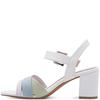 MARCO TOZZI WOMENS MID HEEL - WHITE MULTI