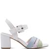 MARCO TOZZI WOMENS MID HEEL - WHITE MULTI