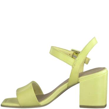 MARCO TOZZI WOMENS ANKLE STRAP SANDAL - YELLOW