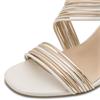 MARCO TOZZI WOMENS MID HEEL - CREAM MULTI