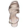 MARCO TOZZI WOMENS MID HEEL - ROSE METALLIC