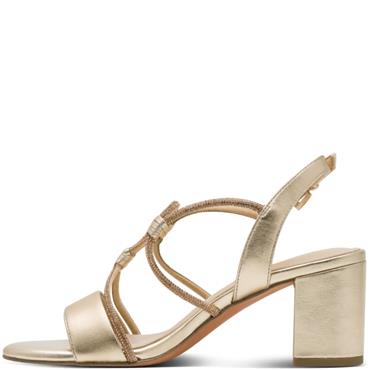 MARCO TOZZI WOMENS MID HEEL - GOLD
