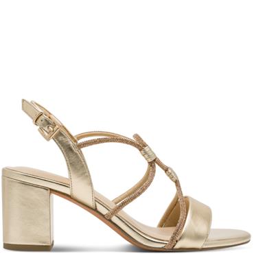 MARCO TOZZI WOMENS MID HEEL - GOLD