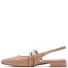 MARCO TOZZI WOMENS LOW HEEL SLINGBACK - CAPPUCCINO