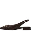 MARCO TOZZI WOMENS FLATS - CHOCOLATE