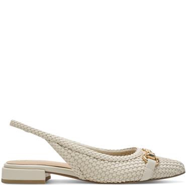 MARCO TOZZI WOMENS FLATS - CREAM