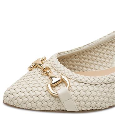 MARCO TOZZI WOMENS FLATS - CREAM