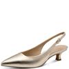 MARCO TOZZI WOMENS FLATS - GOLD