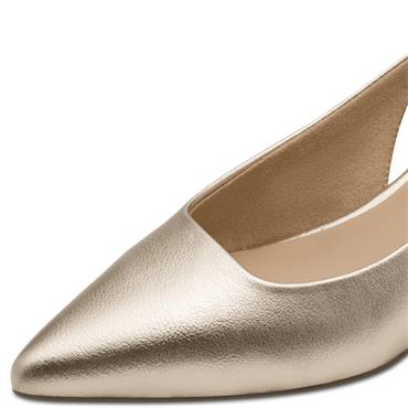 MARCO TOZZI WOMENS FLATS - GOLD
