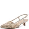 MARCO TOZZI WOMENS FLATS - CREAM MULTI