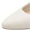 MARCO TOZZI WOMENS LOW HEEL SLING BACK - CREAM
